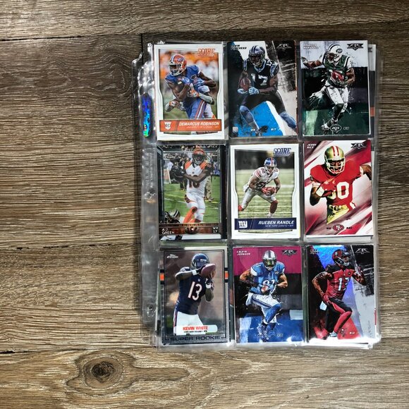 Football Card Lot Collection Topps Score Various Teams NFL Trading Cards - Picture 2 of 12